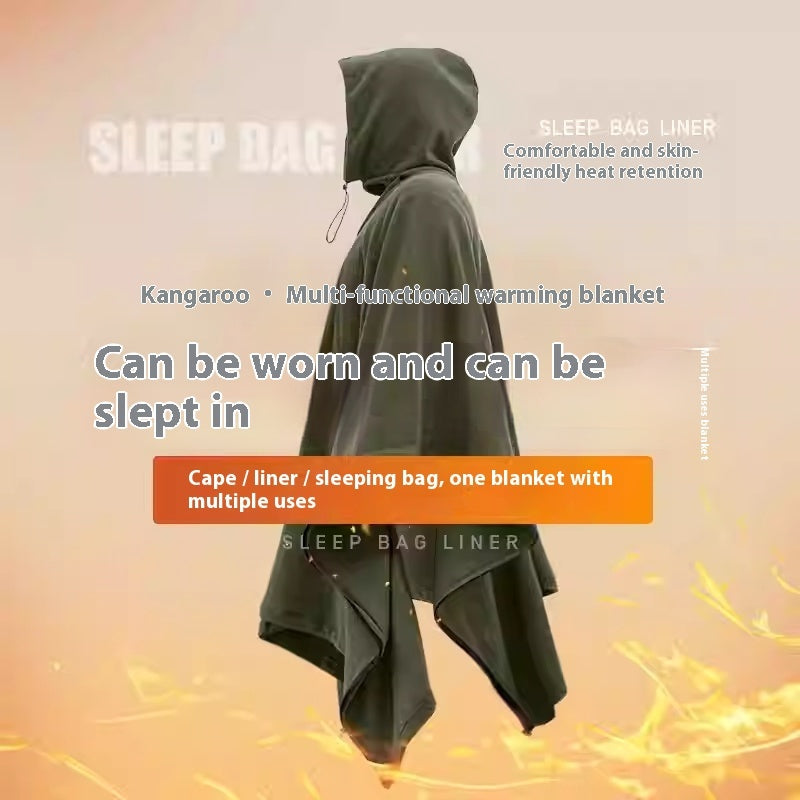 Experience Ultimate Comfort with Our Multifunctional Wearable Thermal Camping Blanket